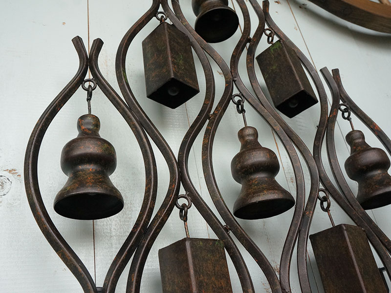 アイアン壁面オブジェ・PATINA IRON WALL DECO BELL インテリア雑貨セレクトショップ ピーナッツ Office